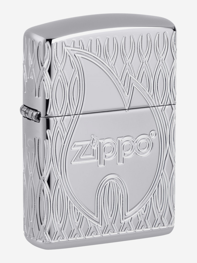 Зажигалка бензиновая ZIPPO 48838 Armor Logo Flame