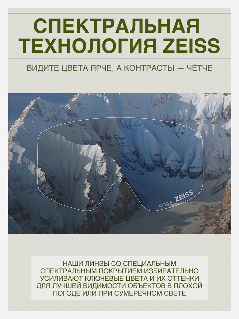 Маска сноубордическая - горнолыжная LOXLEY - BREATH