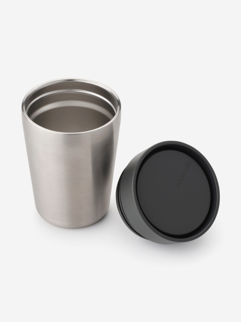 Термокружка Brabantia "Make&Take" 200мл темно-серый 228728
