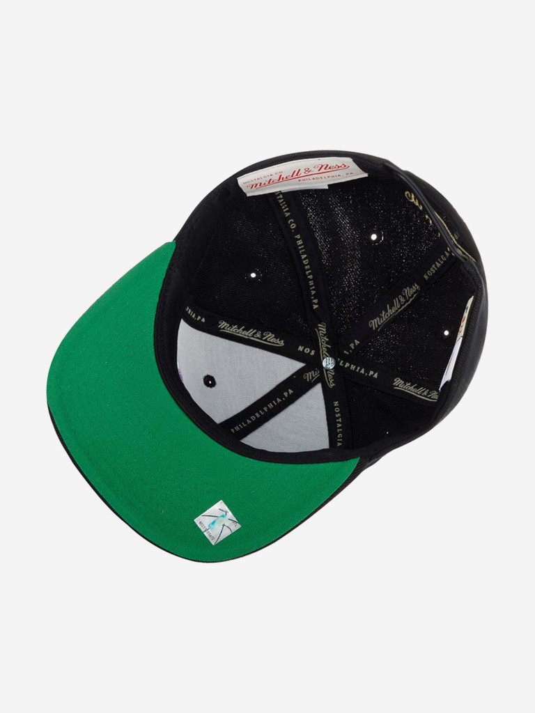 Бейсболка с прямым козырьком MITCHELL NESS 6HSSJS19079-LALBLCK Los Angeles Lakers NBA