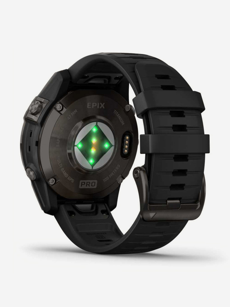 Спортивные часы Garmin EPIX PRO (Gen 2) Sapphire Edition 47 мм, титановый, угольно-серый DLC, черный ремешок