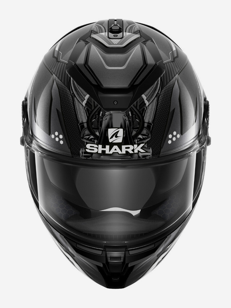 Мотошлем интеграл SHARK SPARTAN GT CARBON URIKAN Black/White