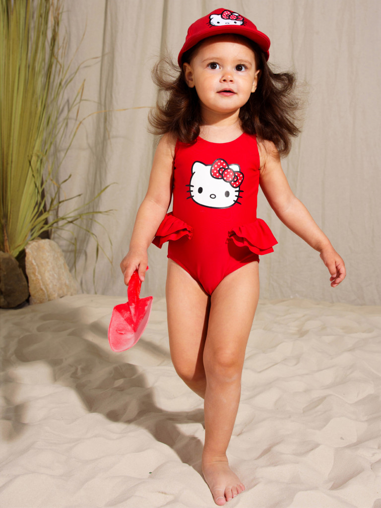 Купальник слитный для девочек PlayToday