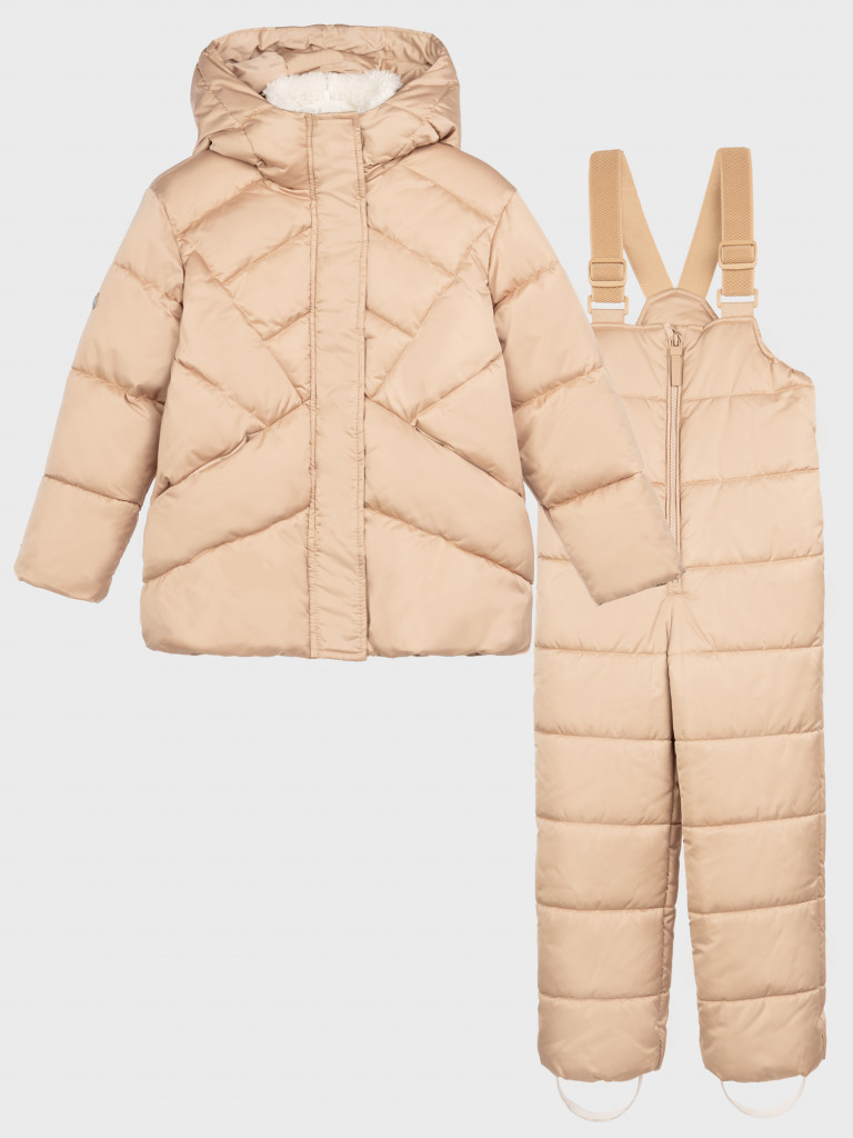 Комплект зимний для девочек: куртка, полукомбинезон PlayToday