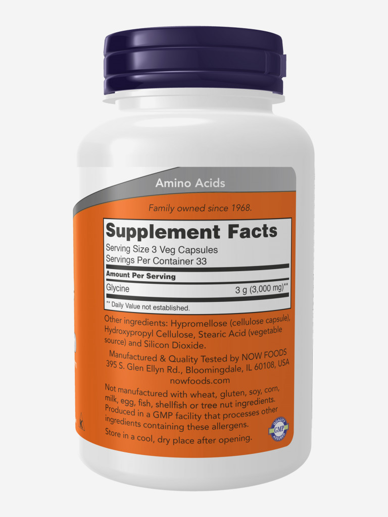 NOW Глицинон 1214мг 100капс