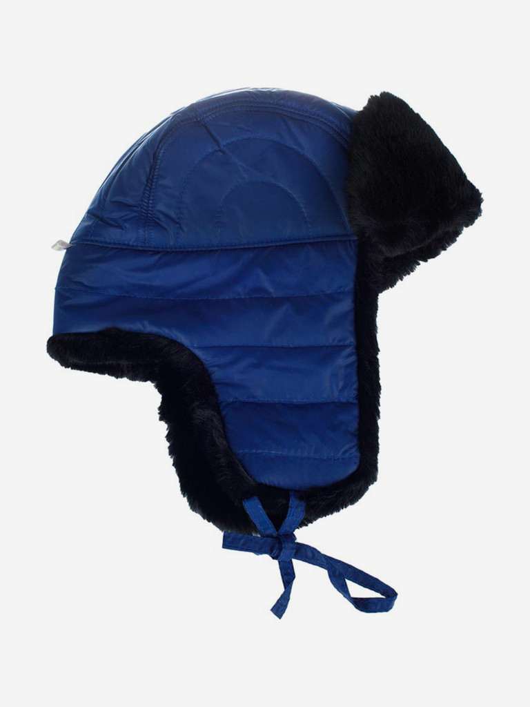 Шапка-ушанка STETSON 9295901 BOMBER CAP GLASS FIBER (синий)
