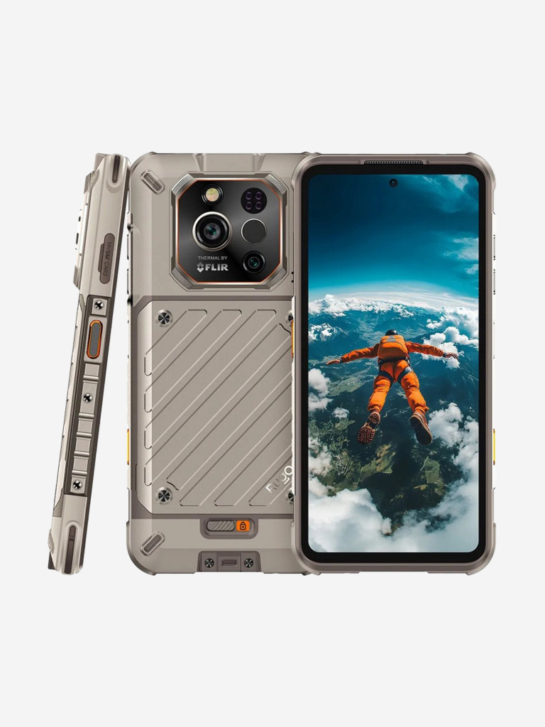 Смартфон RugOne Xever 7 Pro 12+512 Sand Dune, 6.67“, FHD+, MTK 7025, And15, 50+64+50, 32MP, ThermoVue, IP69K, 5550mAh