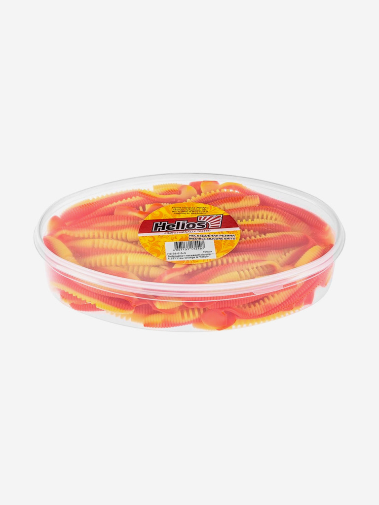 Мягкая приманка Helios Varuna, 4,33'' / 11 см, Orange & Yellow, 100 шт (HS-35-015-N)
