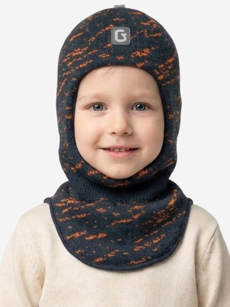 Шапка-шлем для мальчика GUSTI GW25AC1208B-NAVY