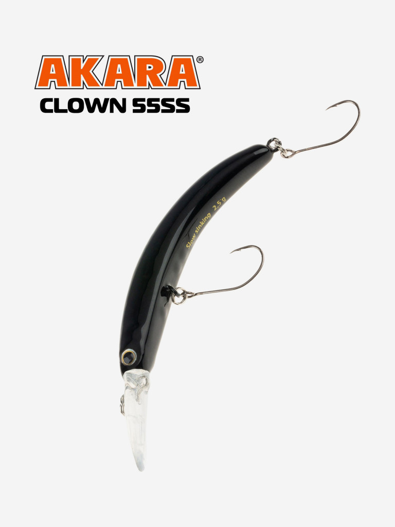 Воблер Akara Clown медленно-тонущий, на форель 55 мм. 2,5 гр. A260