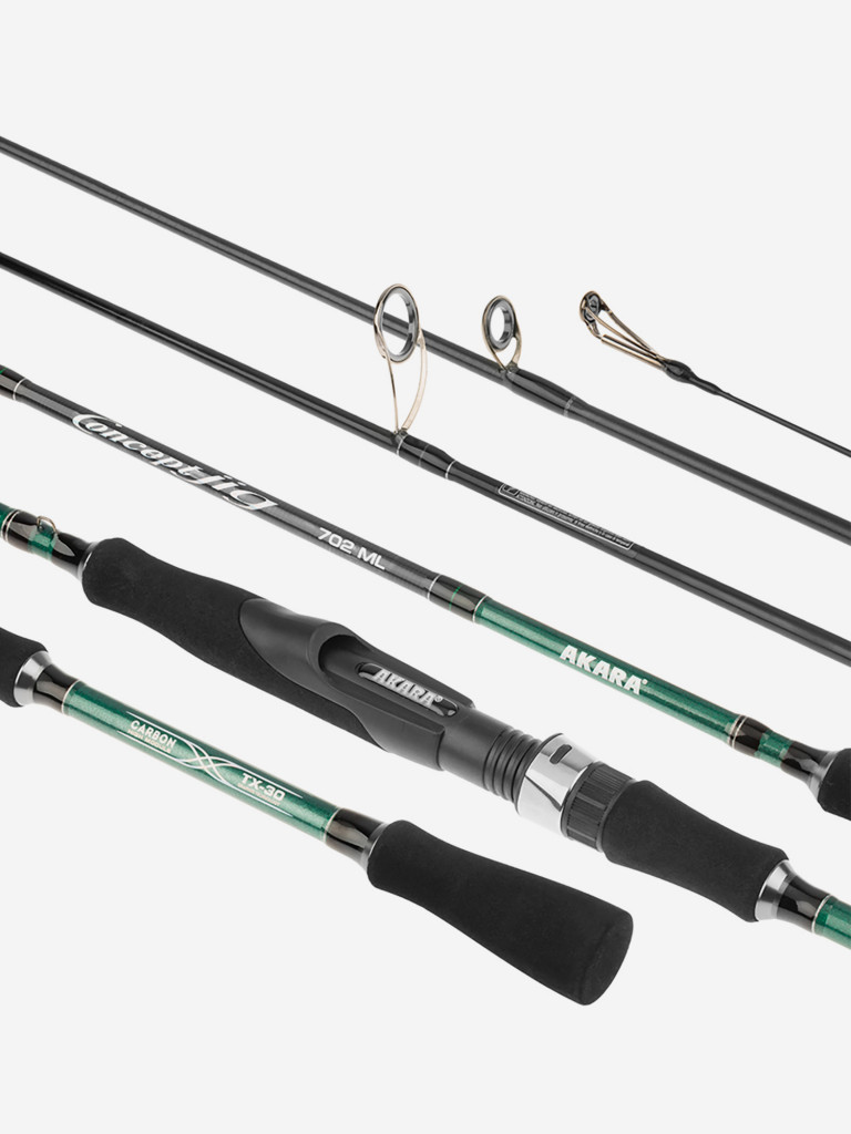 Спиннинг штекерный угольный 2 колена Akara Concept Jig TX-30 (5-21) 2.48 м
