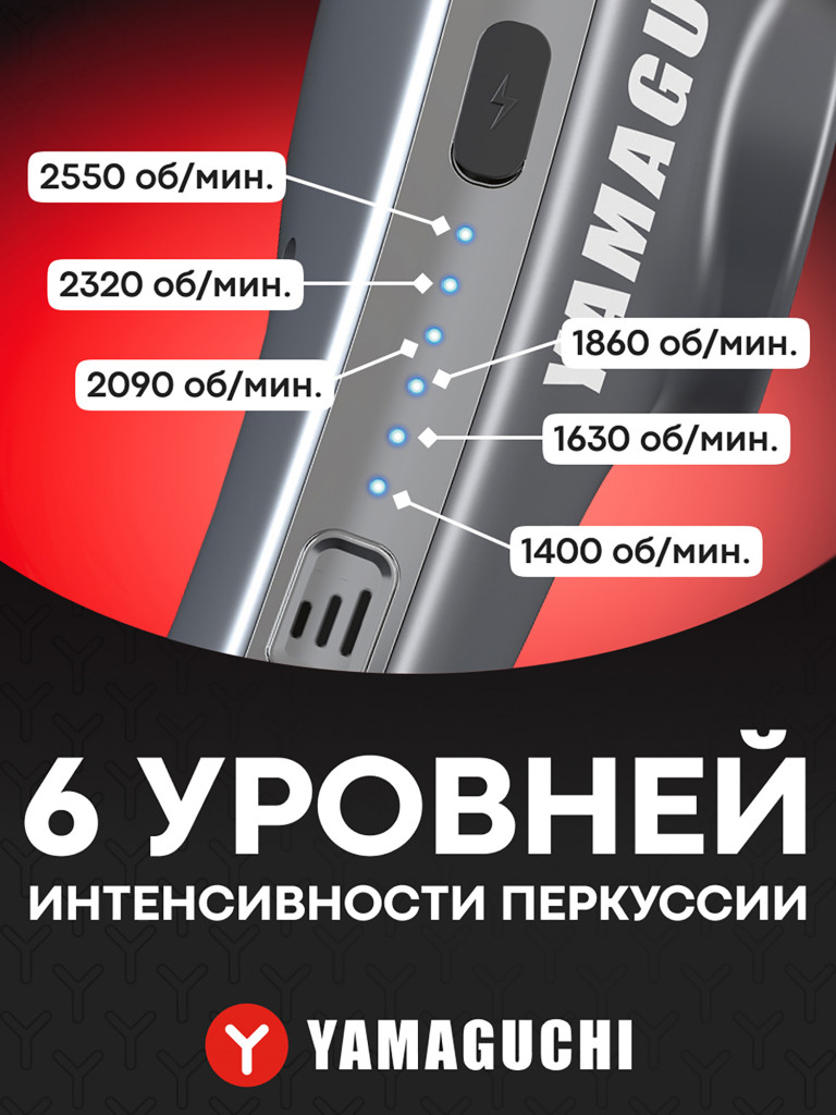 Перкуссионный массажер для тела Yamaguchi Massage Gun Belt