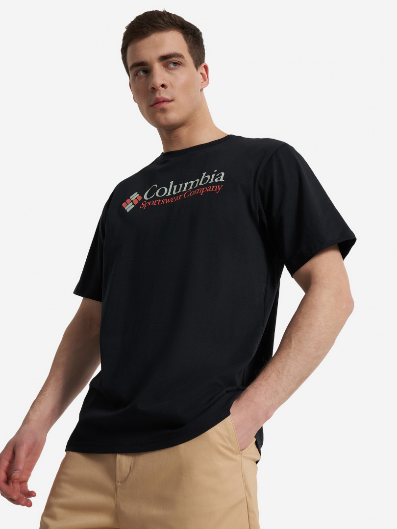 Футболка мужская Columbia CSC Basic Logo Short Sleeve Черный 1299₽