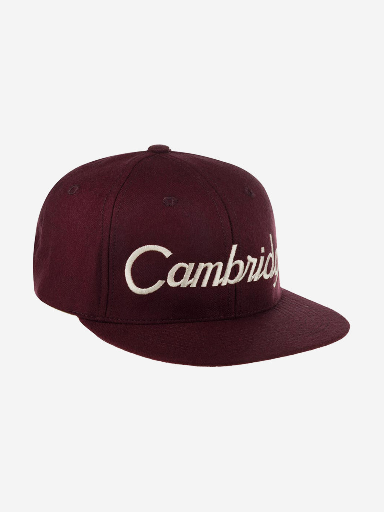 Бейсболка с прямым козырьком HOOD 100-MWL002-MA002-OX Cambridge, MA (малиновый)