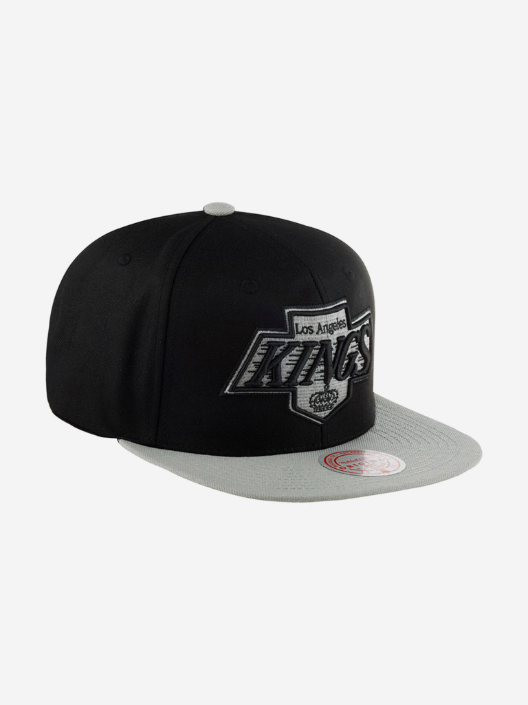 Бейсболка с прямым козырьком MITCHELL NESS HHSS5367-LAKYYPPPBKGY Los Angeles Kings NHL