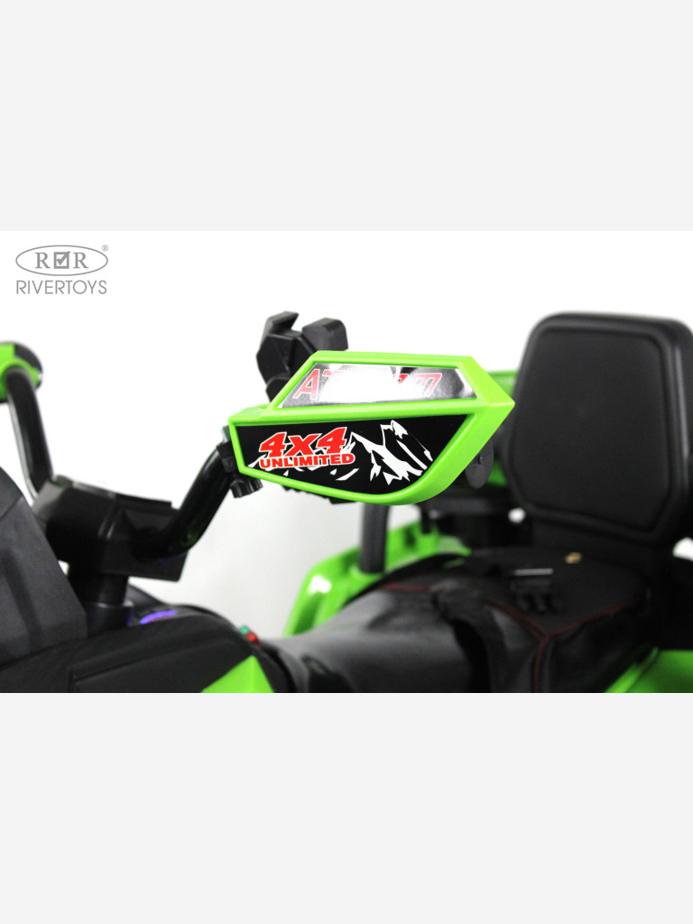 Детский электроквадроцикл RIVERTOYS Z111ZZ зеленый