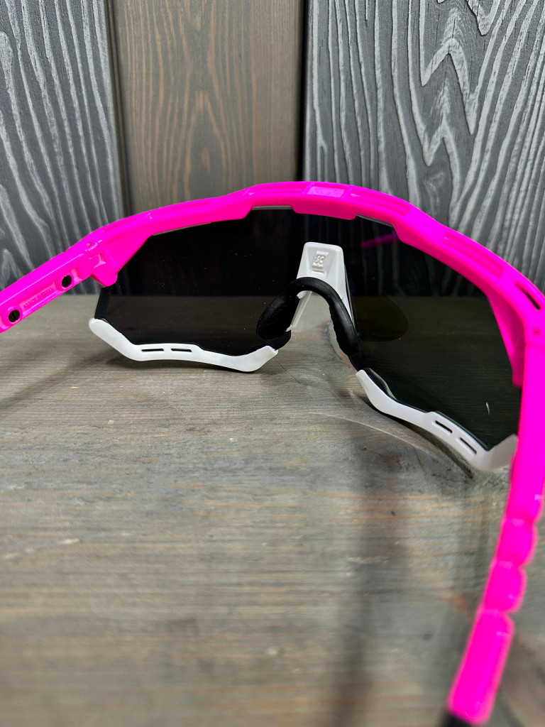 Очки спортивные Scicon AeroShade XL оправа Pink Fluo линза SCNPP Multimirror Blue + Pink