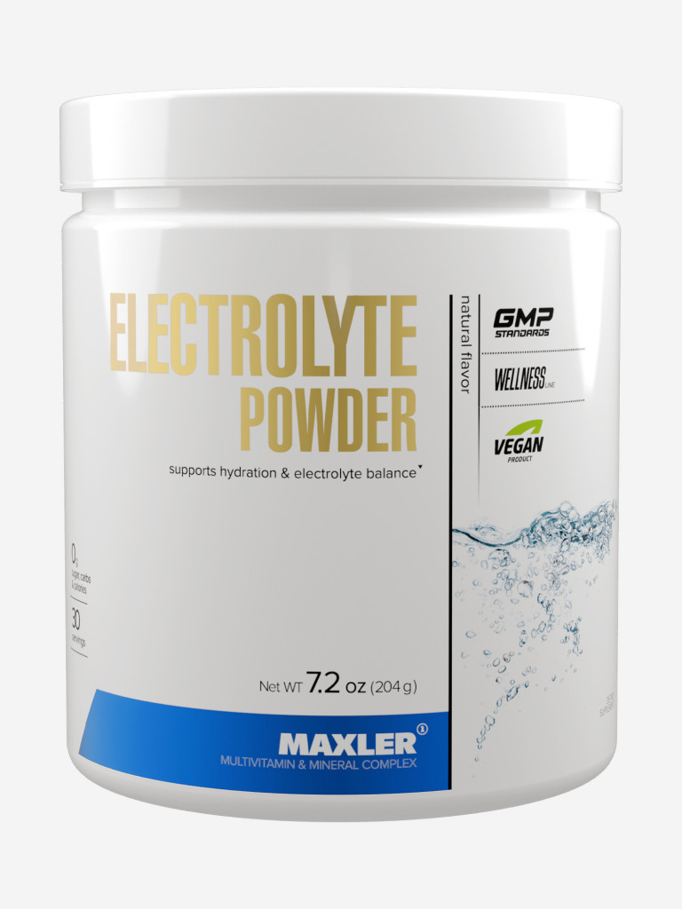 Электролиты Maxler Electrolyte Powder 204 гр. - Натуральный