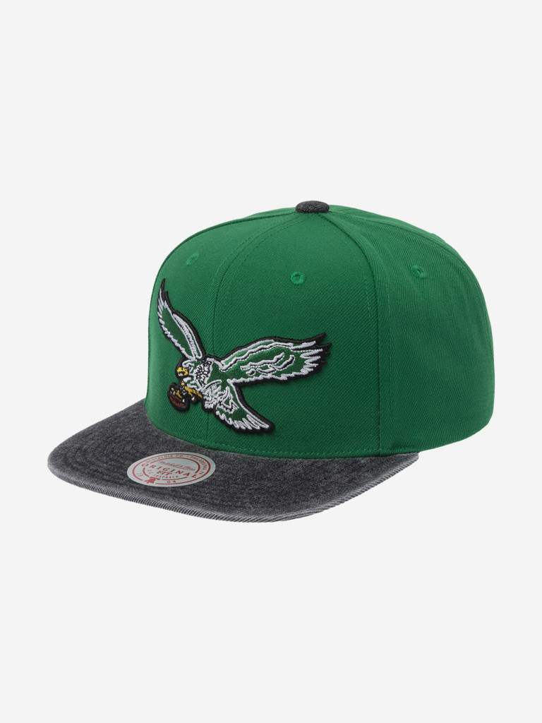 Бейсболка с прямым козырьком MITCHELL NESS HS12144-PEAGREN Philadelphia Eagles NFL