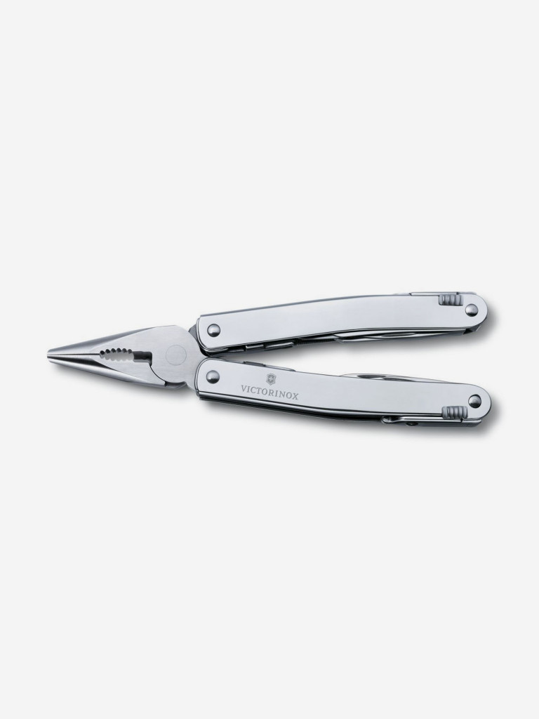 Мультиинструмент складной Victorinox SwissTool Spirit X Plus, 105 мм, 35 функций, кожаный чехол
