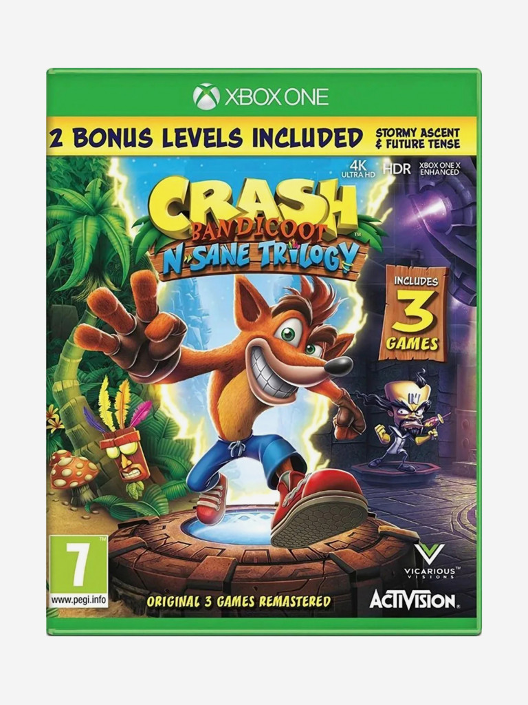 Видеоигра для Xbox: Crash Bandicoot N. Sane Trilogy (Английская версия)