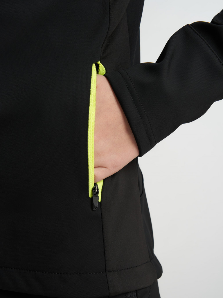 Куртка для беговых лыж для мальчиков Fischer Softshell Warm