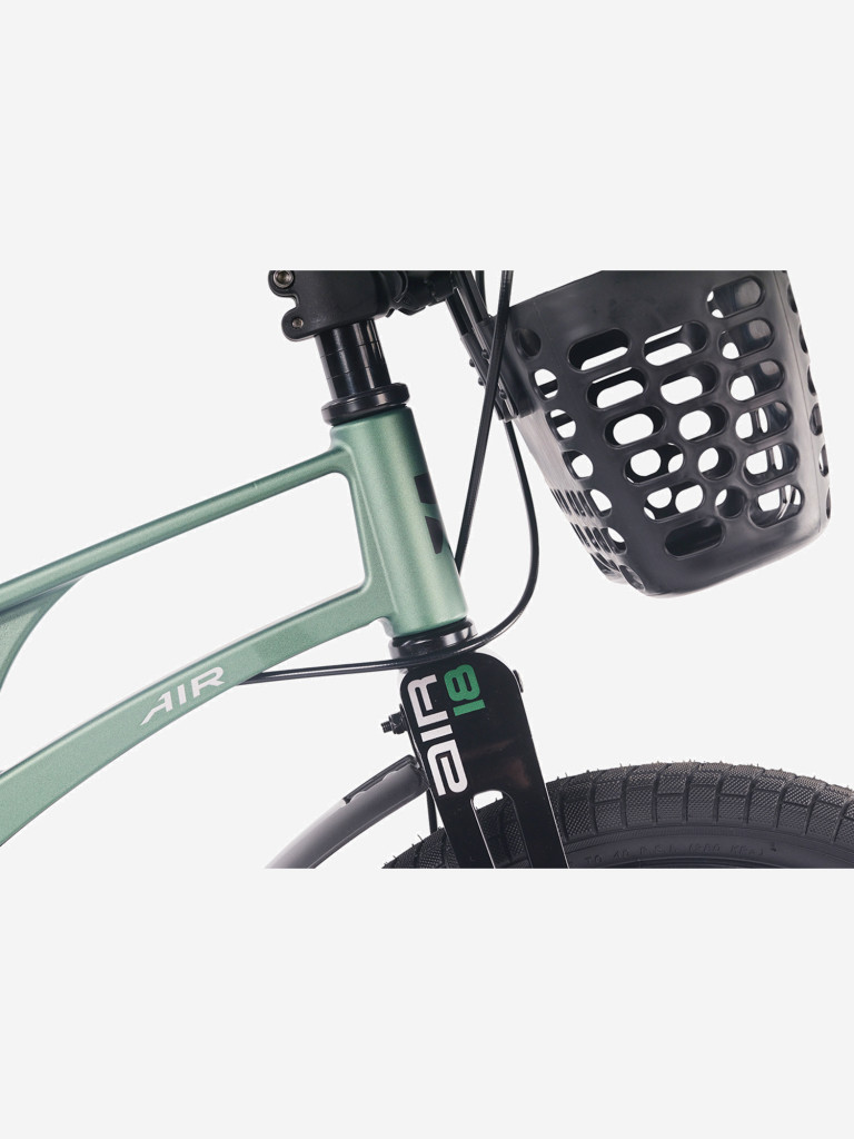 Велосипед детский Maxiscoo AIR PRO 18'' зеленый матовый, 2026
