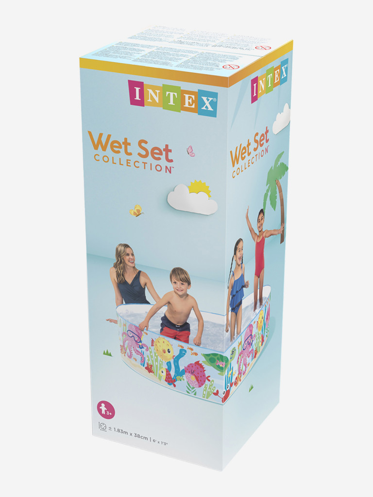 Бассейн Intex 56452NP детский "Подводный Мир" 183х38см 958л