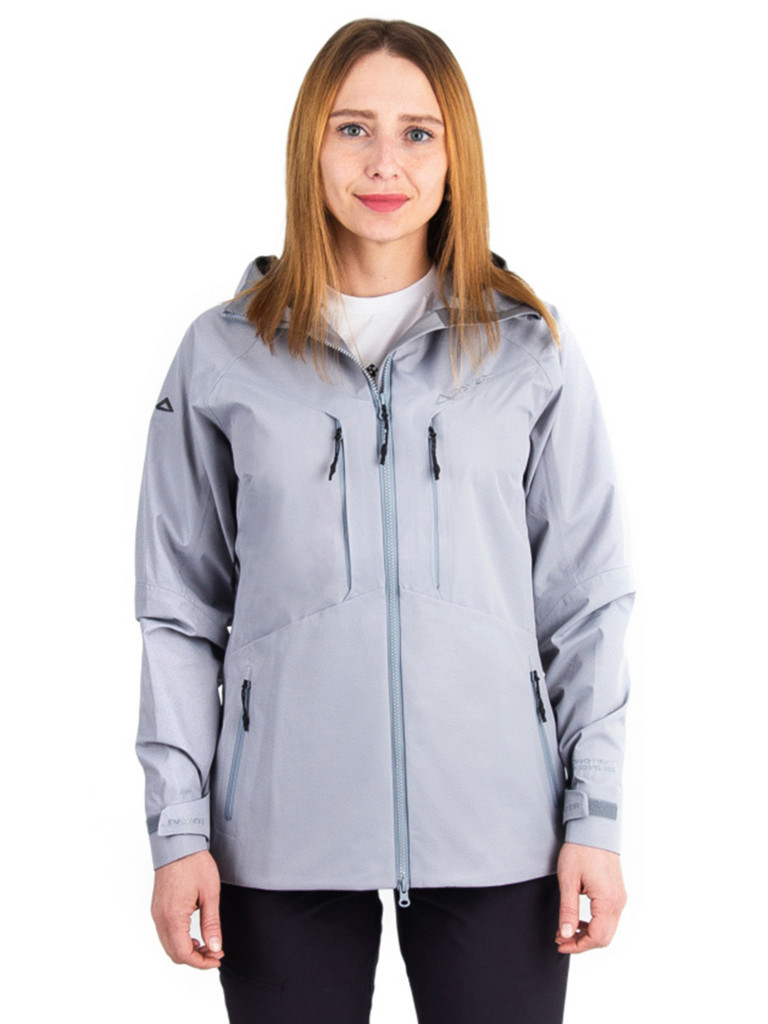 Куртка женская мембранная для рыбалки PAYER, Мира, светлый графит