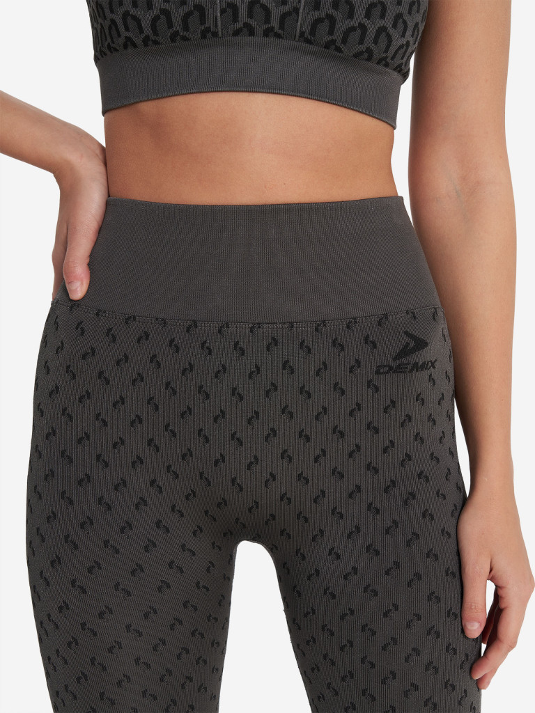 Легинсы женские Demix HighFlow Yoga Seamless Gfx