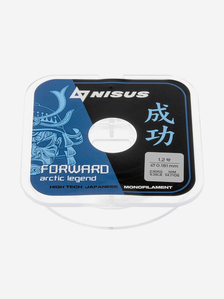 Леска для рыбалки Nisus FORWARD ARCTIC LEGEND Nylon 0,181мм, 50м, 2,9кг, прозрачный