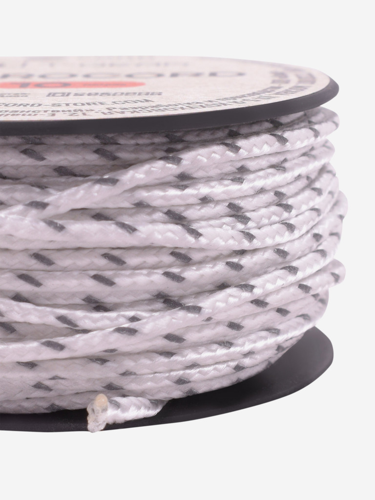 Микрокорд T-Gear x CORD nylon катушка 10м световозвращающий (White)