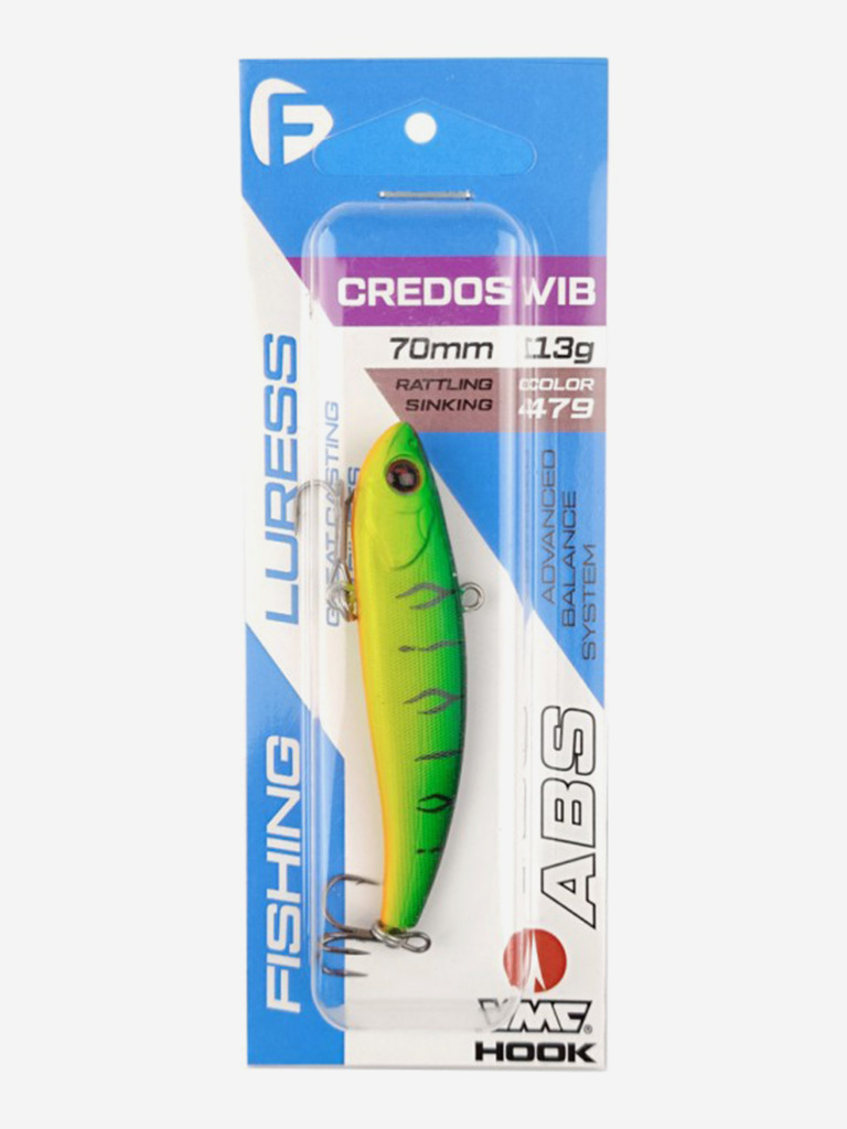 Воблер F-FISHING Credos Vib 70S 70мм 13г 479 Тонущий