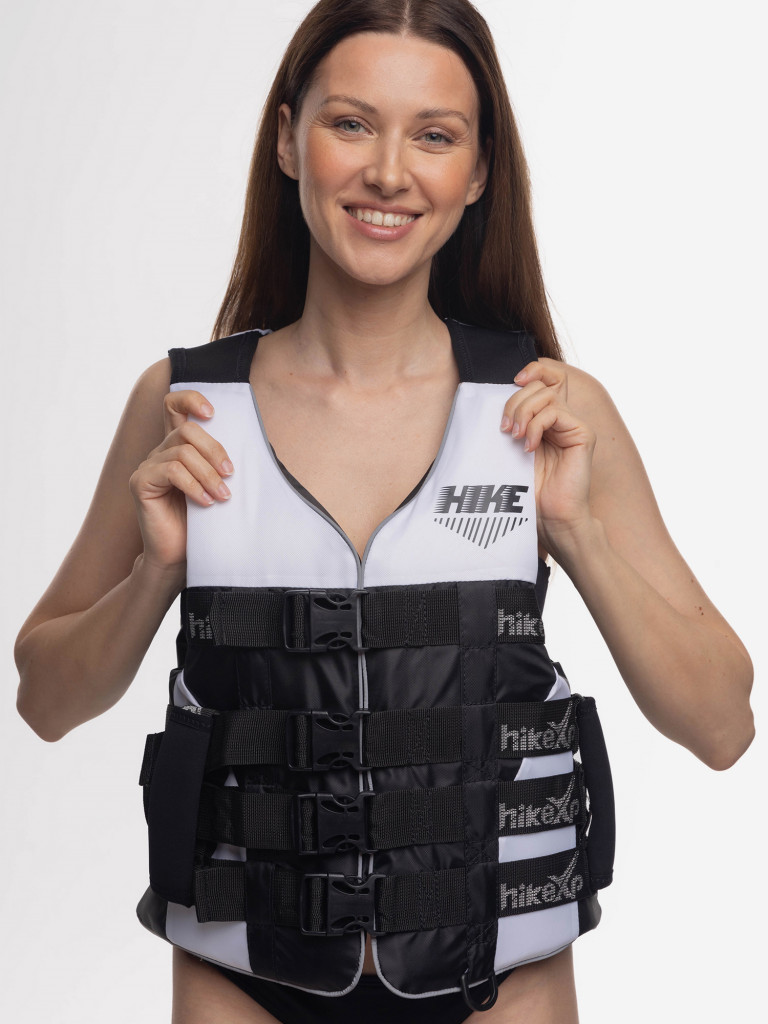 Спасательный жилет белый с ручками hikeXp RXP Ultimate Black/White