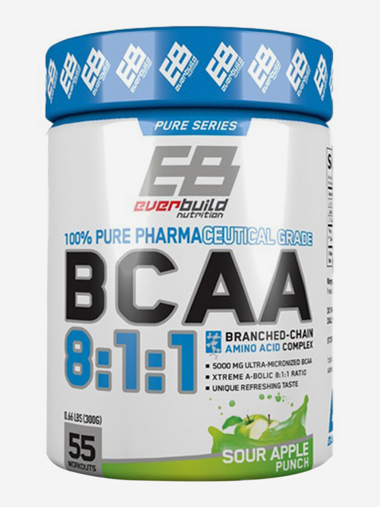 Аминокислотный комплекс Everbuild Nutrition BCAA 8:1:1 - 300 гр
