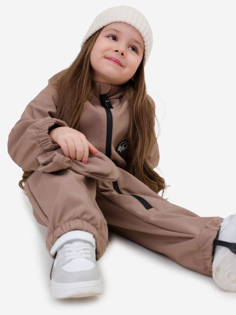 Комбинезон детский демисезонный Sherysheff В24238 Кофейный