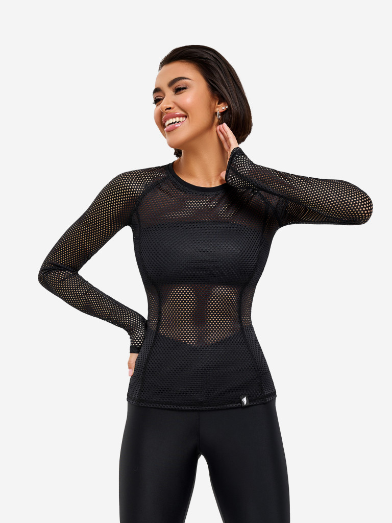 Рашгард женский Bona Fide Rashguard Round Fresh "Black"