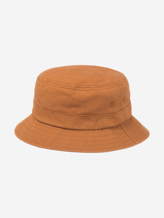 Панама STETSON 1811110 BUCKET COTTON TWILL (оранжевый)