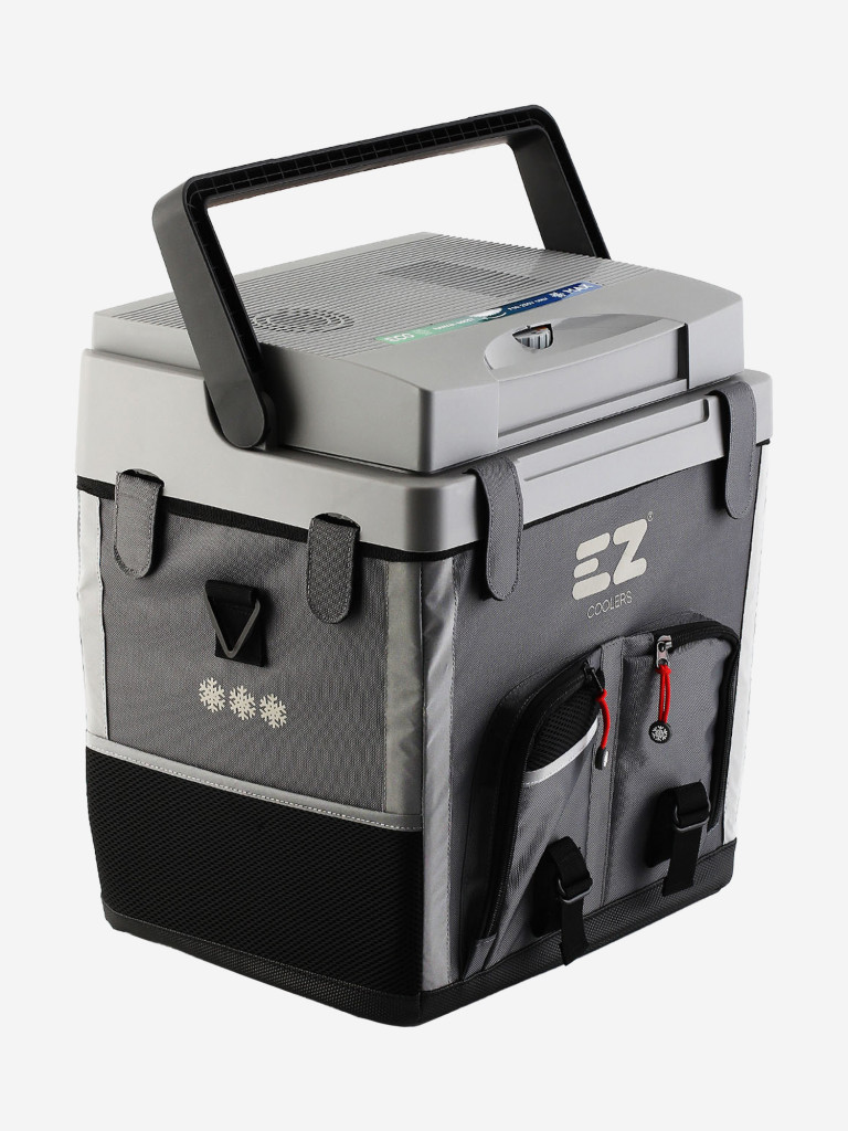 Термоэлектрический автохолодильник EZ COOLERS ESC 26М с двумя питаниями 12/220В, 24 л