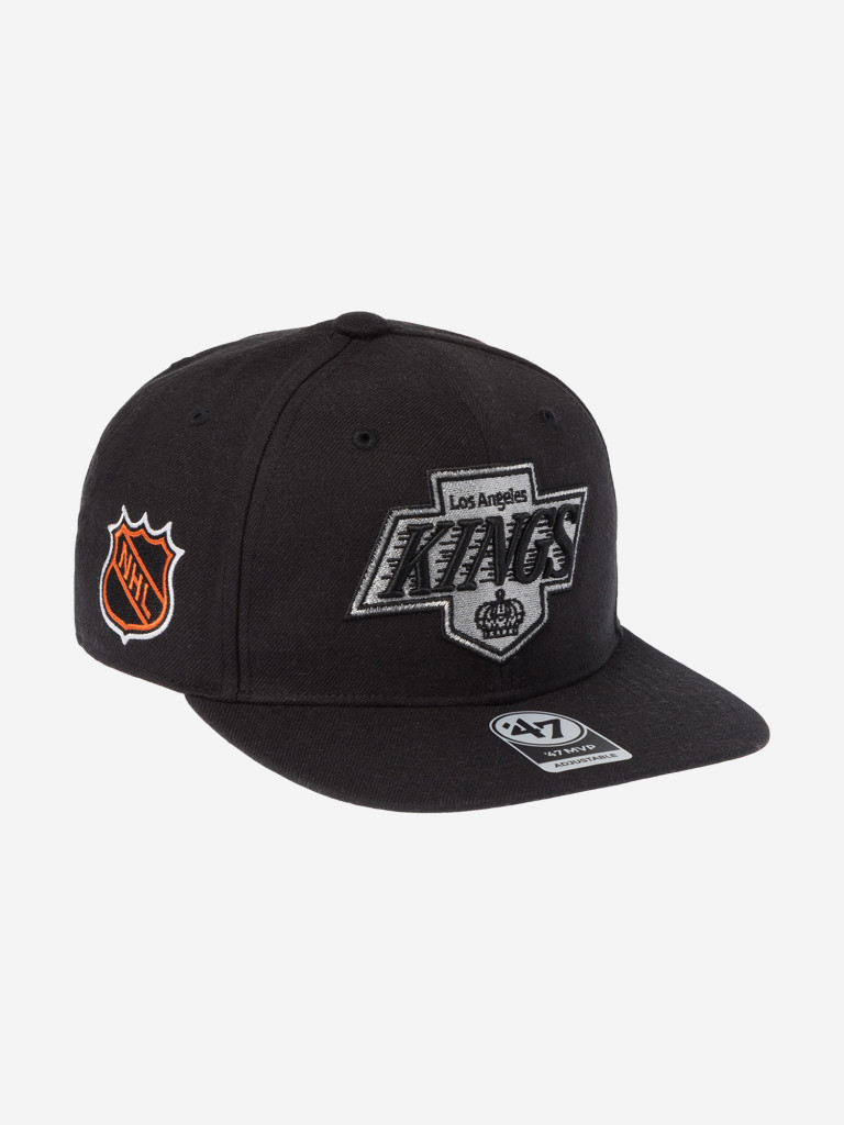 Бейсболка с прямым козырьком 47 BRAND HVIN-SRS08WBP-BKB Los Angeles Kings NHL
