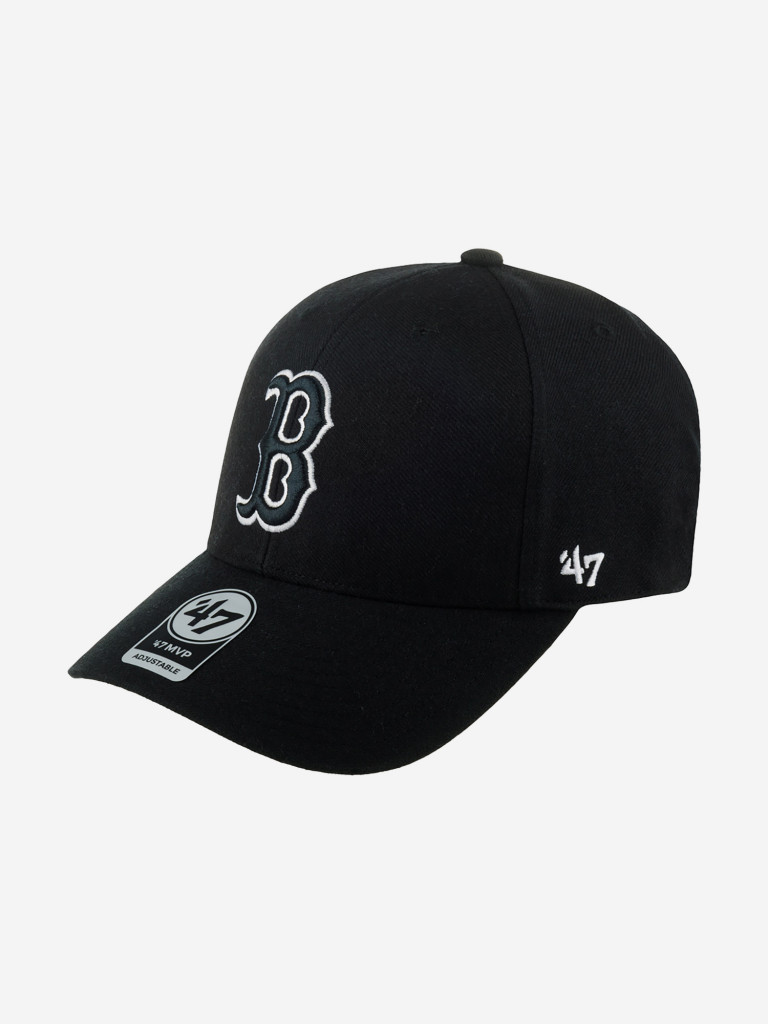 Бейсболка 47 BRAND B-MVP02WBV-BKA Boston Red Sox MLB (черный)