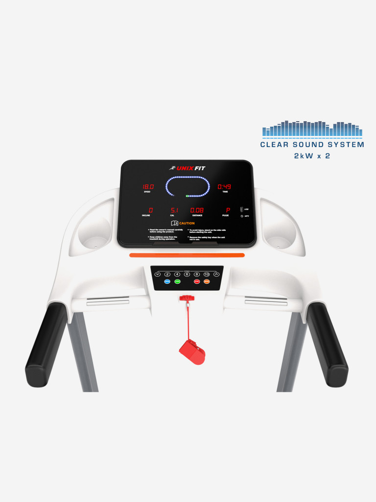 Беговая дорожка UNIX Fit ST-630R белый