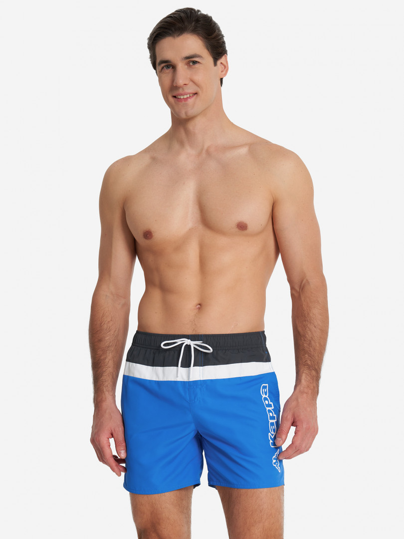 фото Шорты плавательные мужские kappa, синий