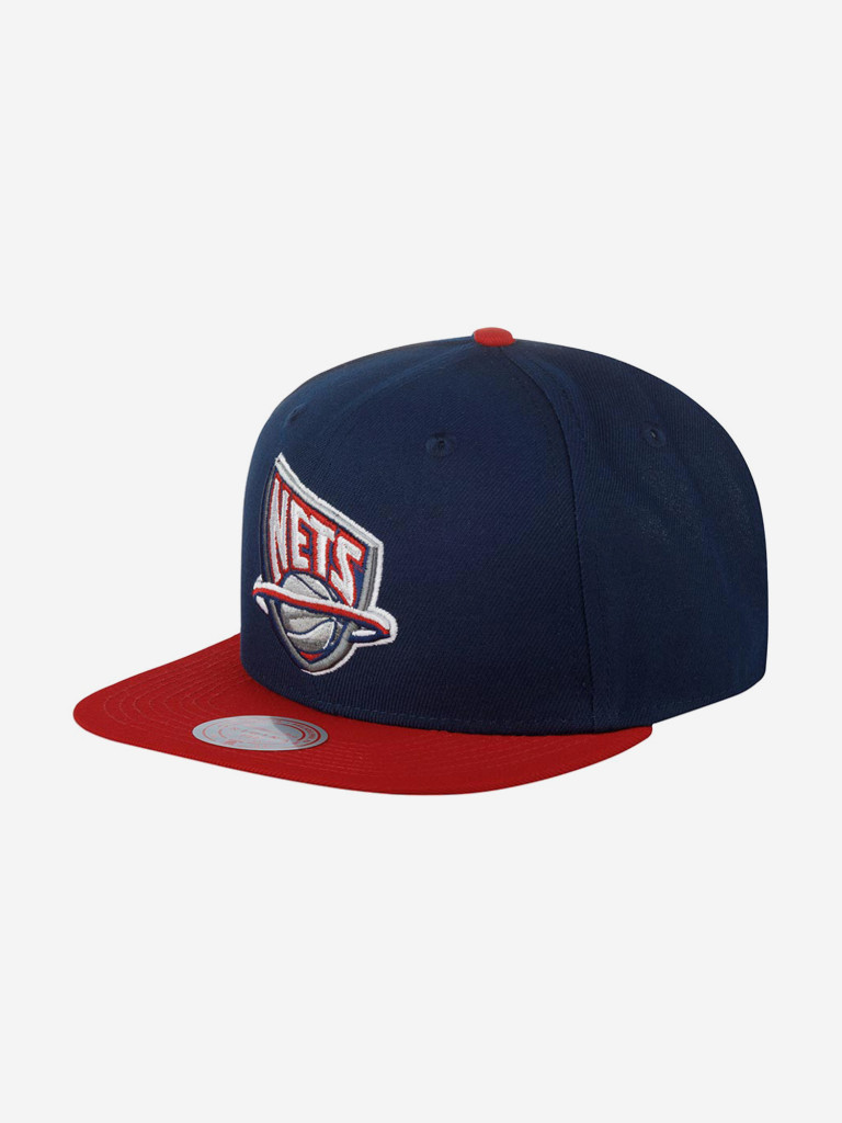 Бейсболка с прямым козырьком MITCHELL NESS HHSS3464-NJNYYPPPNYRD New Jersey Nets NBA (синий)