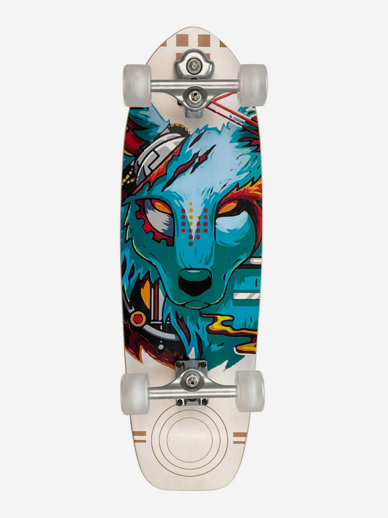 Серфскейт деревянный Street Hit SurfSkate CYBERFOX