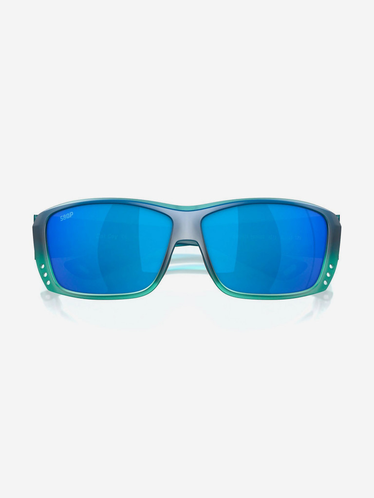 Очки поляризационные Costa Del Mar Cat Cay 580P, M, regular fit, matte caribbean fade/blue mirror
