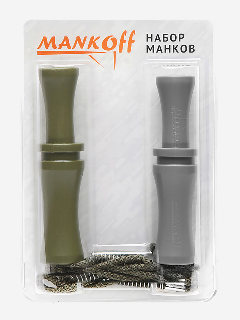 Набор манков MANKOFF № 5: Манок на утку Kwanza+Манок на утку Kwanza+подвес на 2 манка