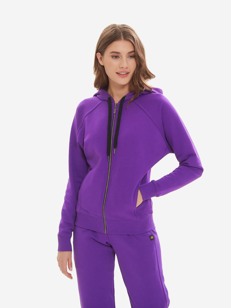 Толстовка женская спортивная на молнии с капюшоном Rebelpro