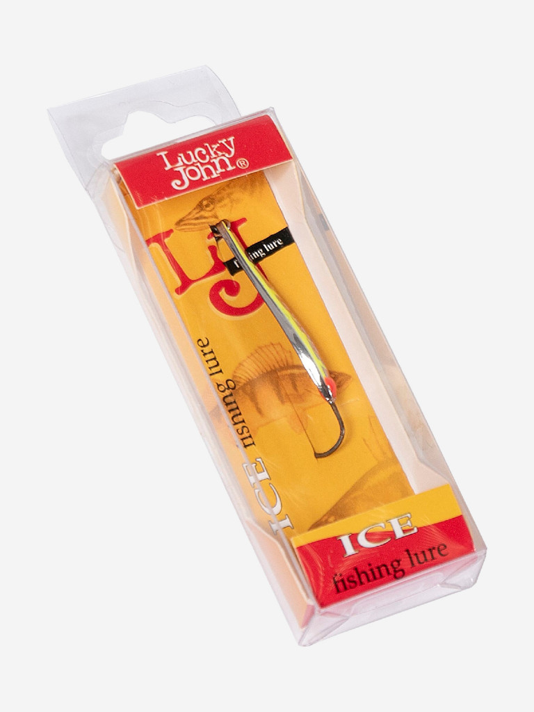Блесна вертикальная Lucky John зимняя MODEL S-1 с впаянным крючком, вес 1.5 г
