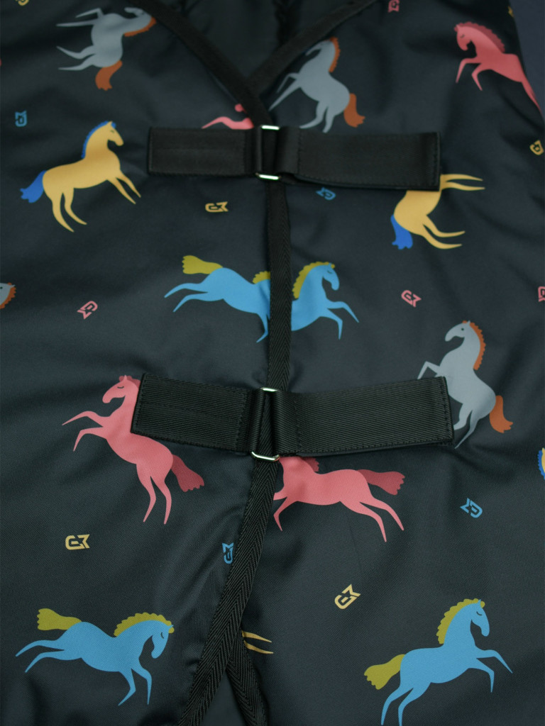 Попона прогулочная зимняя Первая Конная Мануфактура RIO с капором